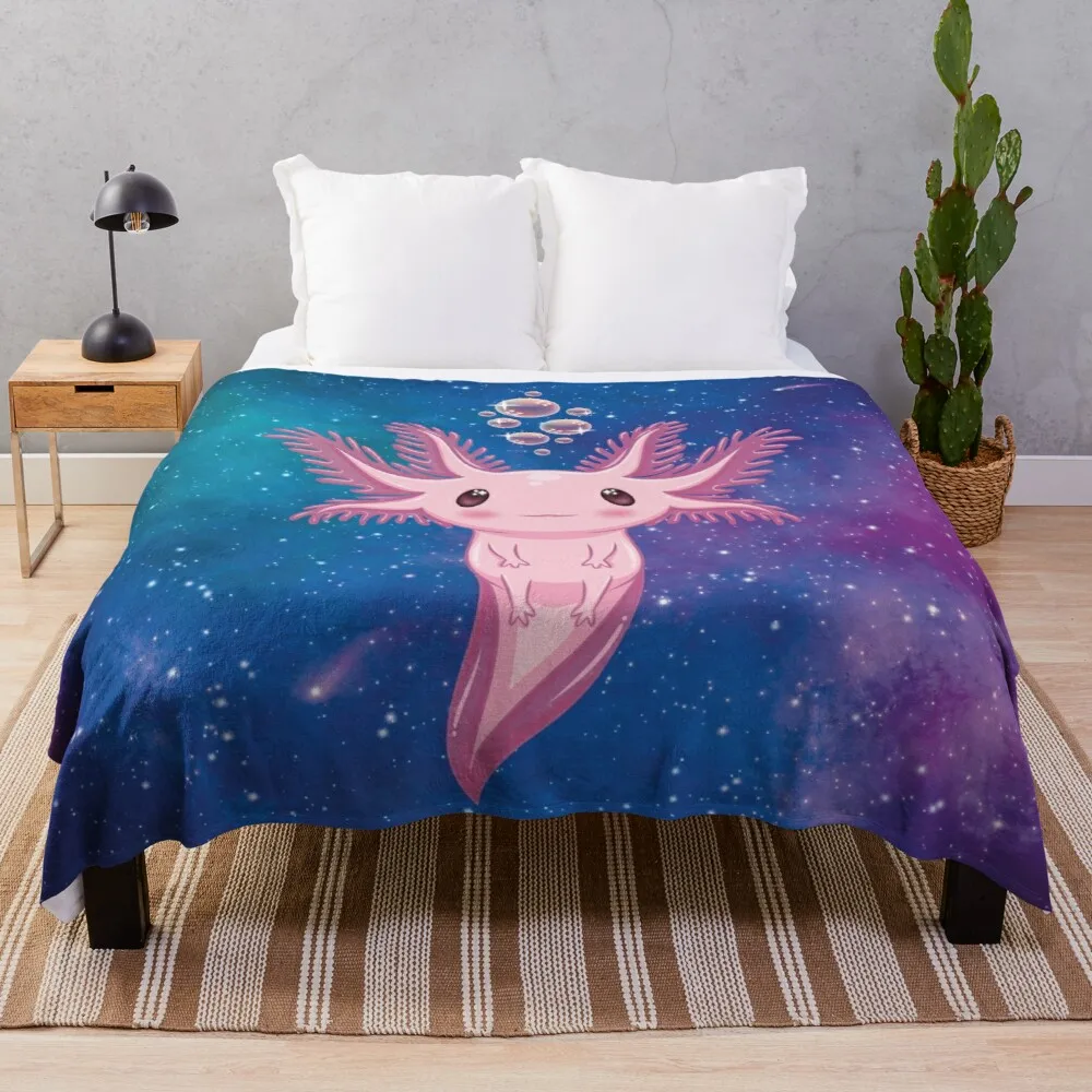 

Astrolotl Throw Blanket Big Thick Furry Couple Blanket Softest Blanket