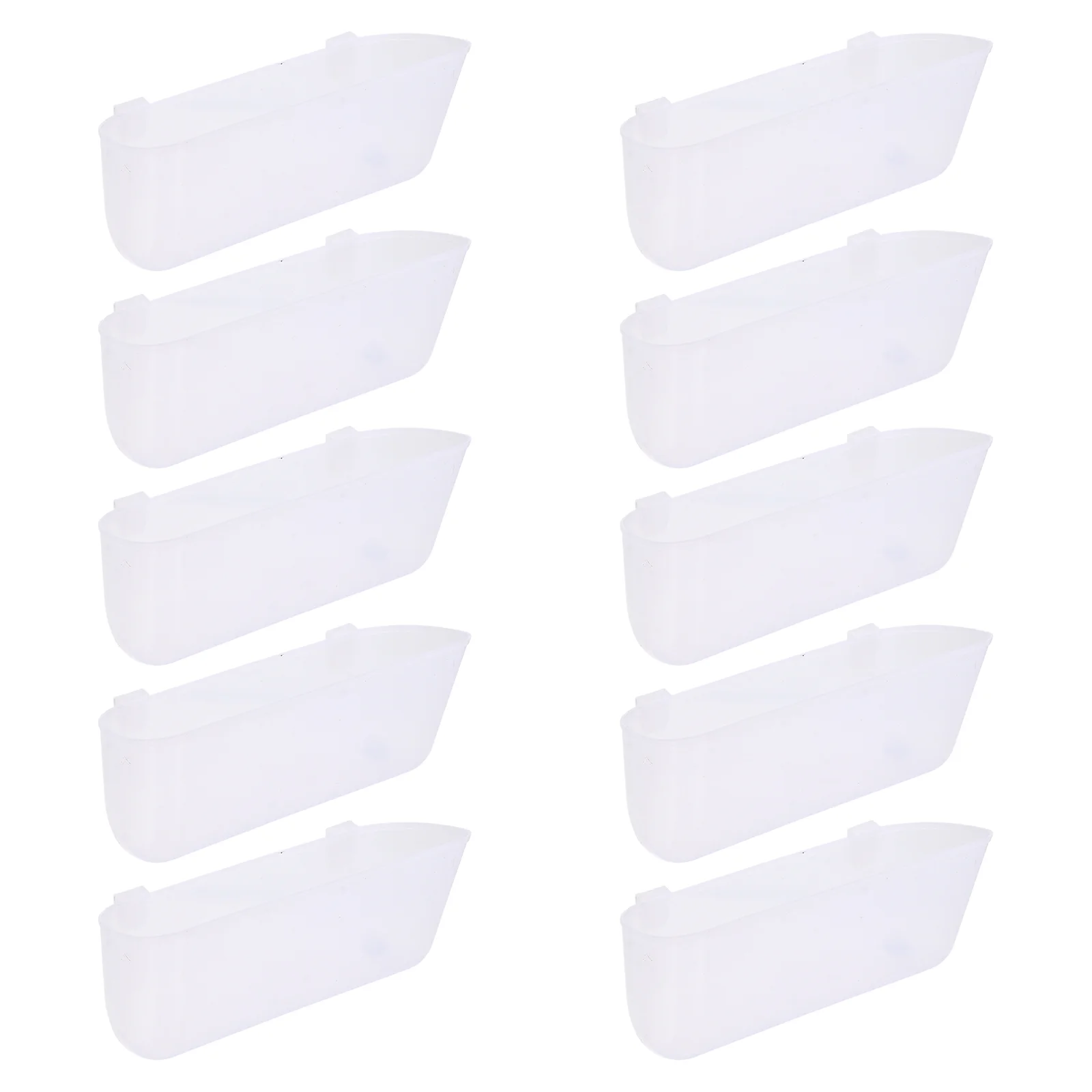

10pcs Parrot Pigeon Food Box Pigeon Cage Food Container Feeding Devices