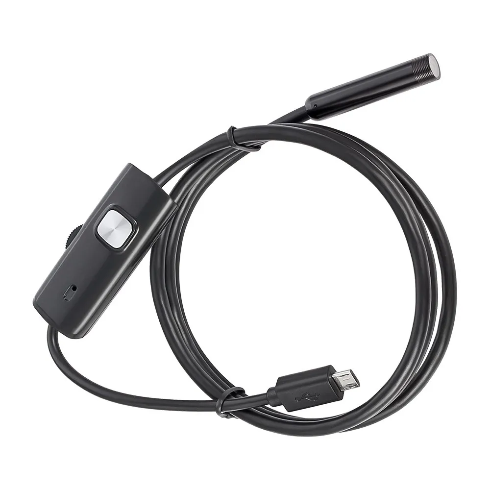 

5.5mm/7mm Endoscope Camera 1M/1.5M/2M Flexible Cable Micro USB Industrial Endoscope Camera IP67 Waterproof For Anroid Phone