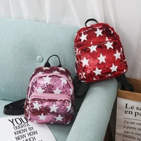pentagram backpack girl sequin backpack childrens bag