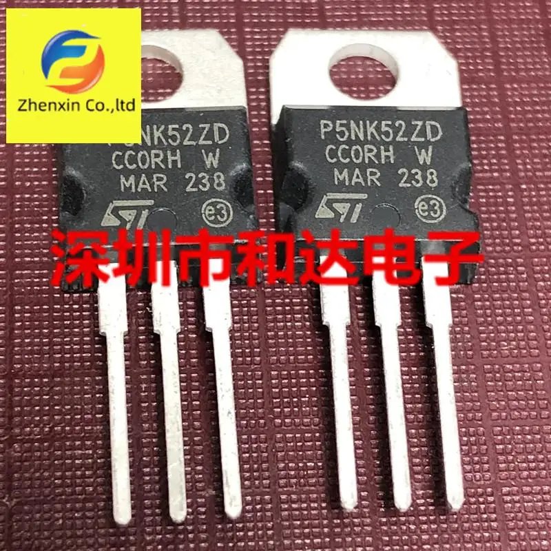 

10 шт. P5NK52ZD STP5NK52ZD TO-220 520V 4.4A
