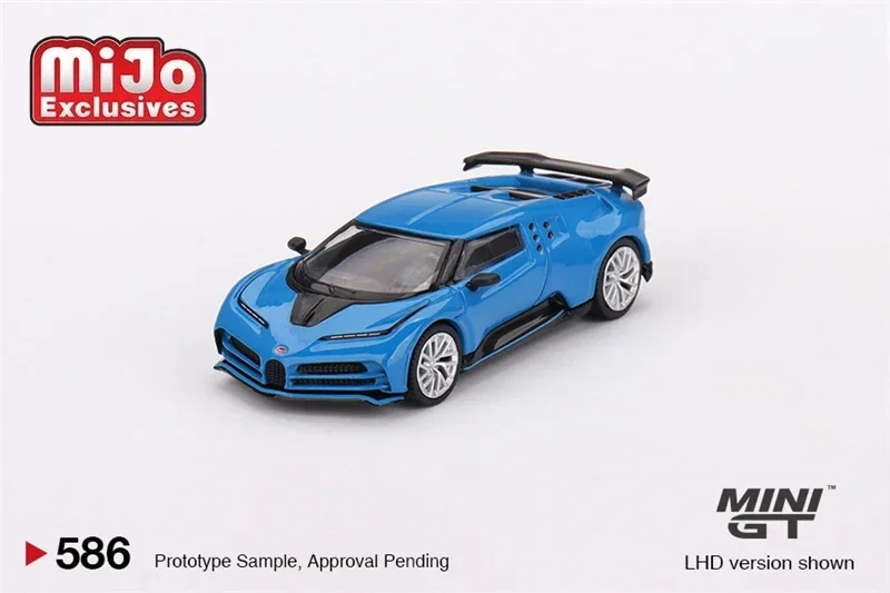 MINI GT Mijo Exclusives 1:64 Модель автомобиля Centodieci Blu