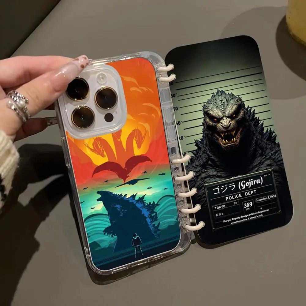 Фото Чехол-книжка Monster-G-GodzillaEs-s для iPhone 17 16 15 14 13 12 11 Pro Max Plus №5