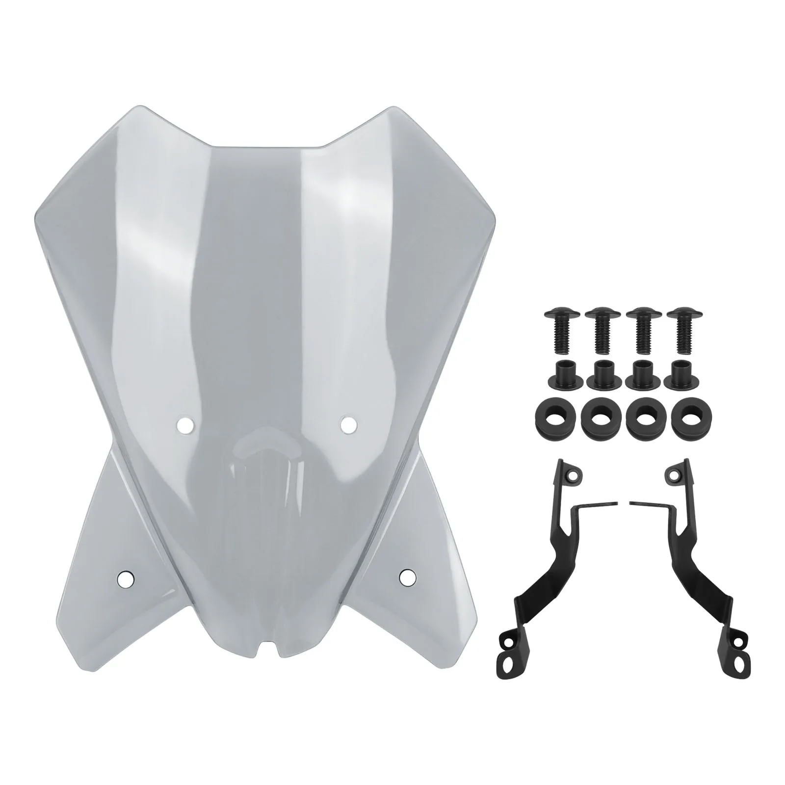 

Для KTM Duke 125 Duke 390 2024 2025 мотоциклетное туристическое лобовое стекло, ветровое стекло, козырек с воздушным потоком, дефлектор ветра 125 390 DUKE