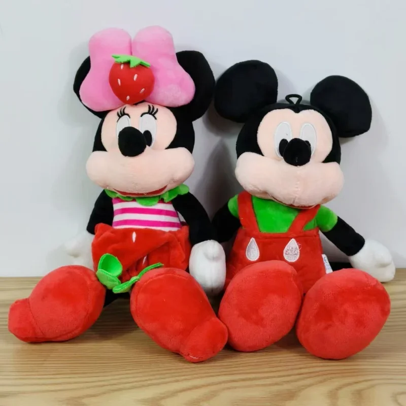 Disney милая плюшевая игрушка с Микки Маусом и Минни аниме мягкая кукла подушка