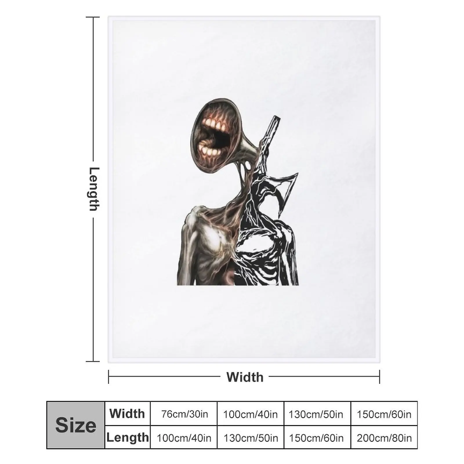 Одеяло с изображением сирены Creepypasta Creature тяжелое декоративное фланелевое одеяло