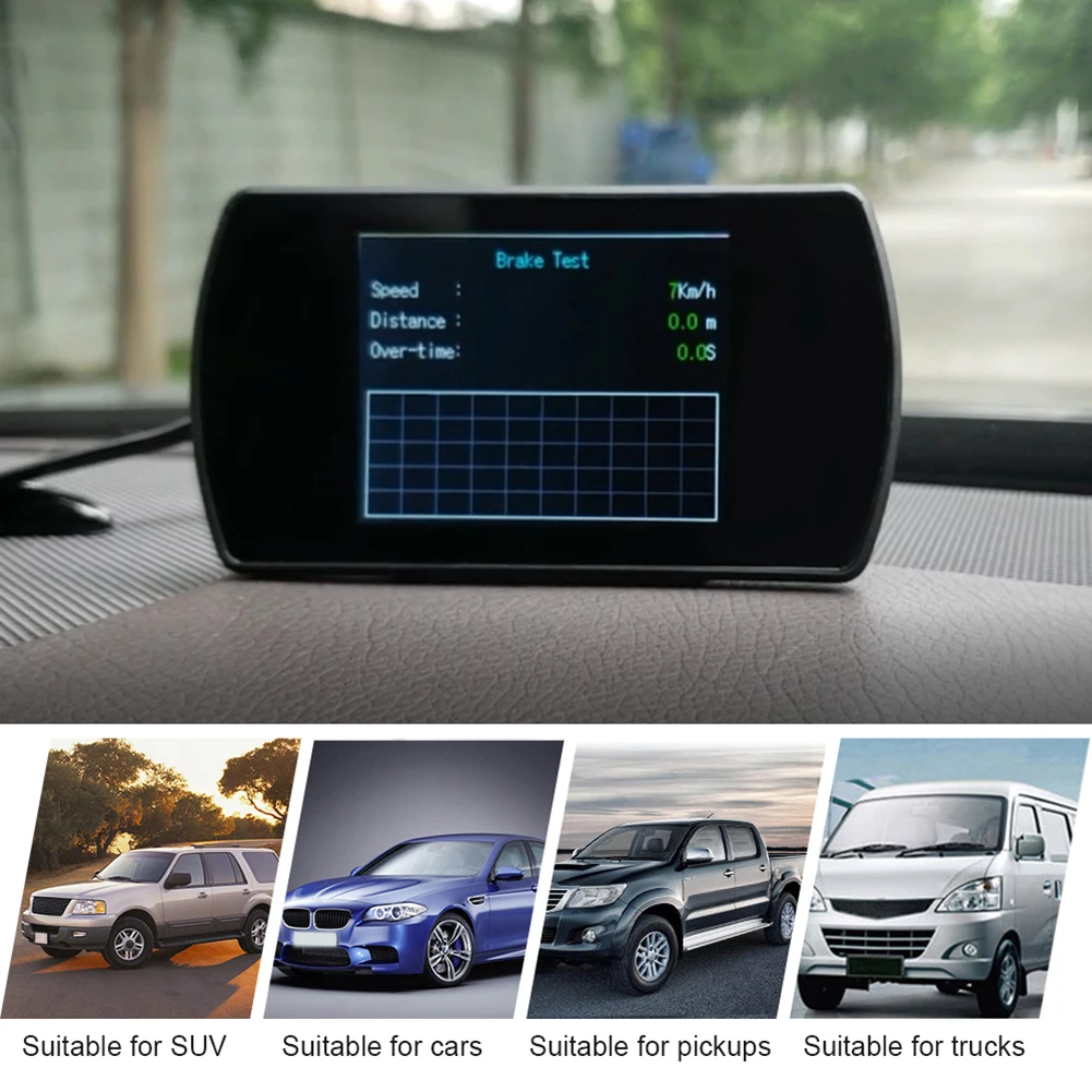 

T800 3" TFT LCD Universal Car HUD Head Up Display Digital GPS Speedometer Overspeed Alarm Multi-function Display Mode DIY Smart