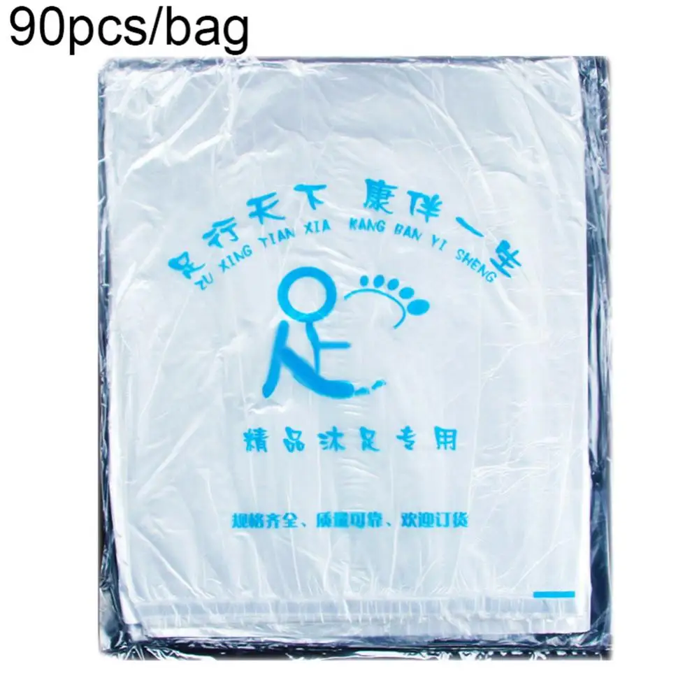

Bath Basin Bags Disposable 90Pcs/Set Foot Tub Liner Feet Spa Barrel Plastic Film for Feet Pedicure Spa Skin Care Health Care