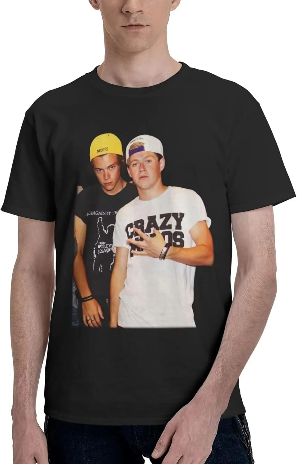 Мужская новинка футболка с коротким рукавом и принтом хлопковые футболки