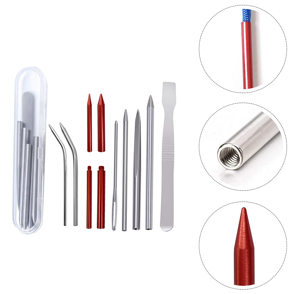 

Stainless Steel Clampss Knitting Needles Lace Weaving 12.2X1.1CM Aviation Aluminum Lacing Work