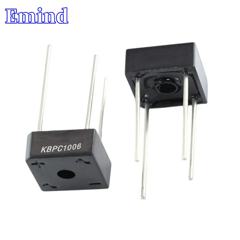 3/5 шт., выпрямитель моста KBPC1006, 10 А/600 в DIP-4