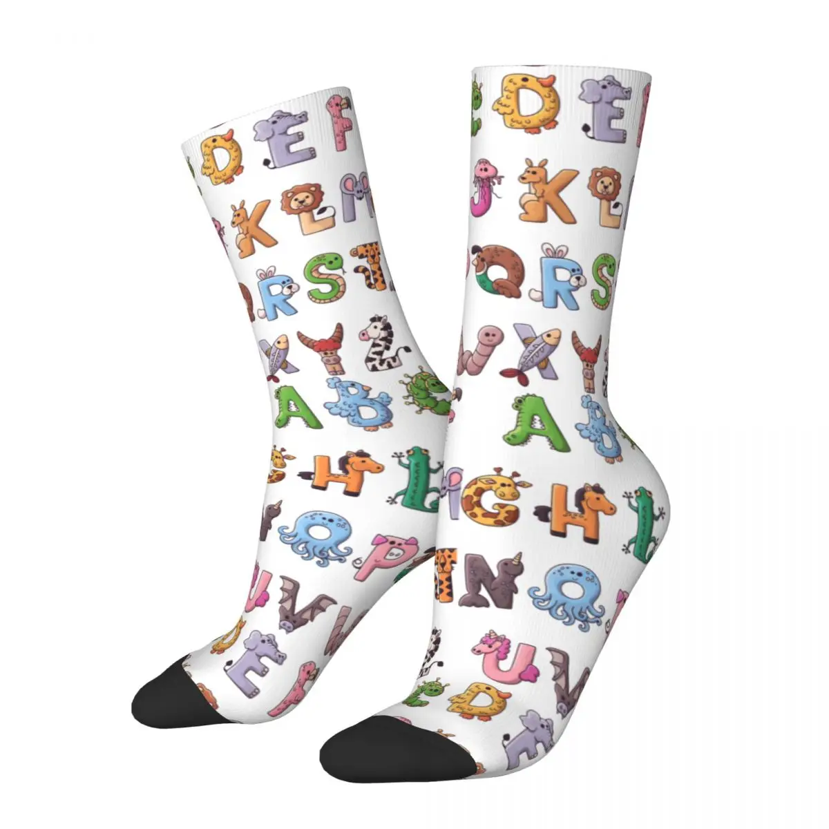 socks alphabet lore letter gaming accessories for female male breathable printing socks spring autumn winter small gifts