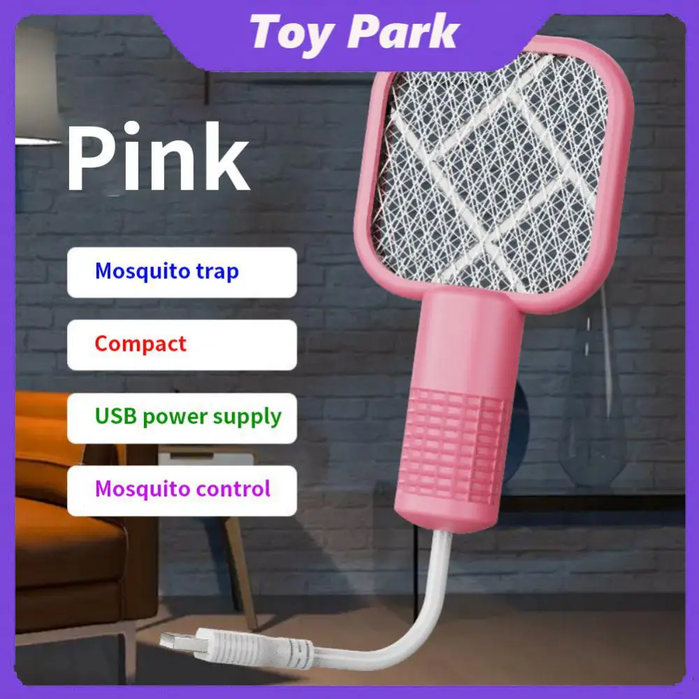 

Usb Mosquitos Killer Trap Electric Mosquito Swatter Insects Racket Kills For Camping Travel Hotel Fly Bug Zapper