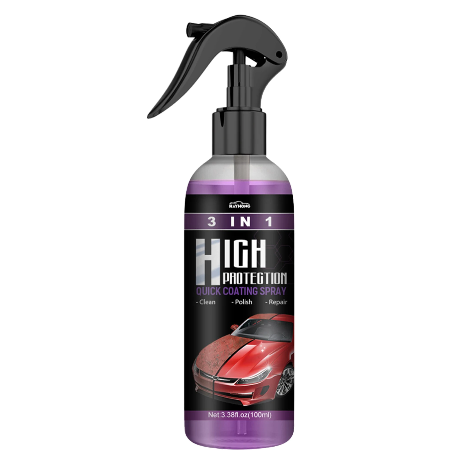 

3 In 1 Quick Coating Spray 3 In 1 Car Shield Coating Car Paint Repair Waterless Car Wash Ceramic Spray Coating Quick Car Coating