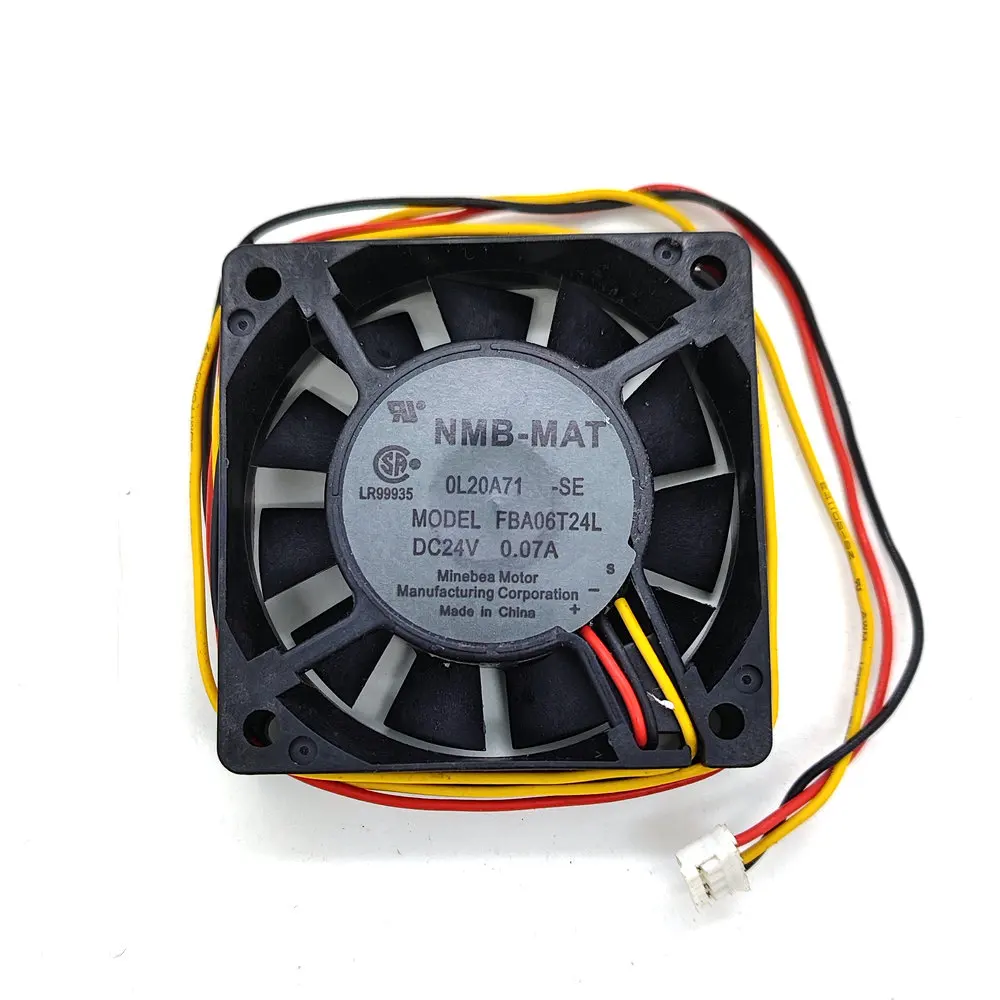 Новый FBA06T24L DC24V 0.07A 60*60*15 мм инверторный охлаждающий вентилятор