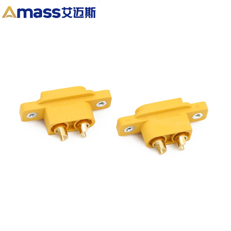 

Free Shipping Amass 5 Pieces Xt90ne with M2.5 Nut Built-in Panel Mount Model Aircraft Connector