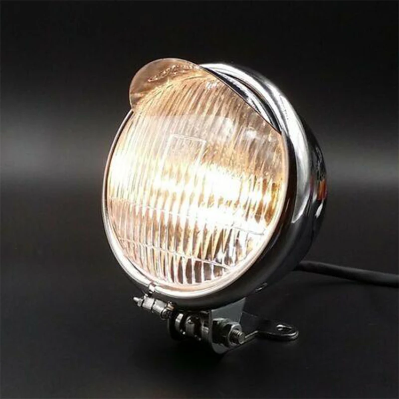 

5.5" Alloy Motorcycle Headlight for Cruiser Chopper Cafe Racer Bobber Custom Motorcycle Light Accessories