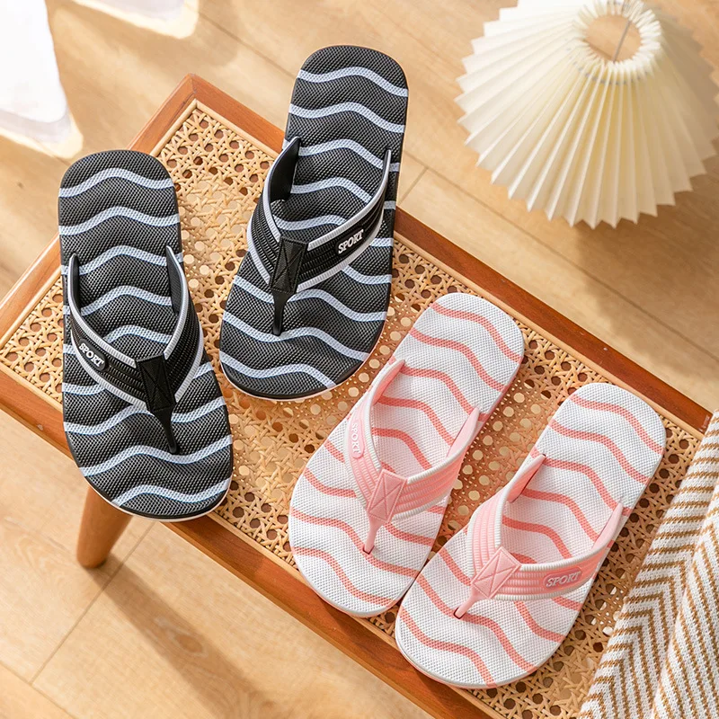 

Men Large Size Flip Flops Couple Anti-slip Thick Bottom Beach Sandals Summer Outdoor Comfortable Flat Shoes Sandalia Masculina
