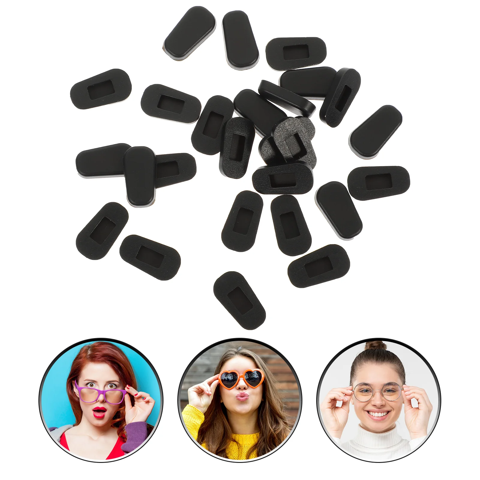 12 пар кассет мягкие силиконовые подушечки для очков носоупоры комплект ремонта