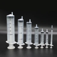 10pcs 60ml plastic syringe dispensing syringe dispensing syringe barrel dispensing accessories pet nutrient dispenser