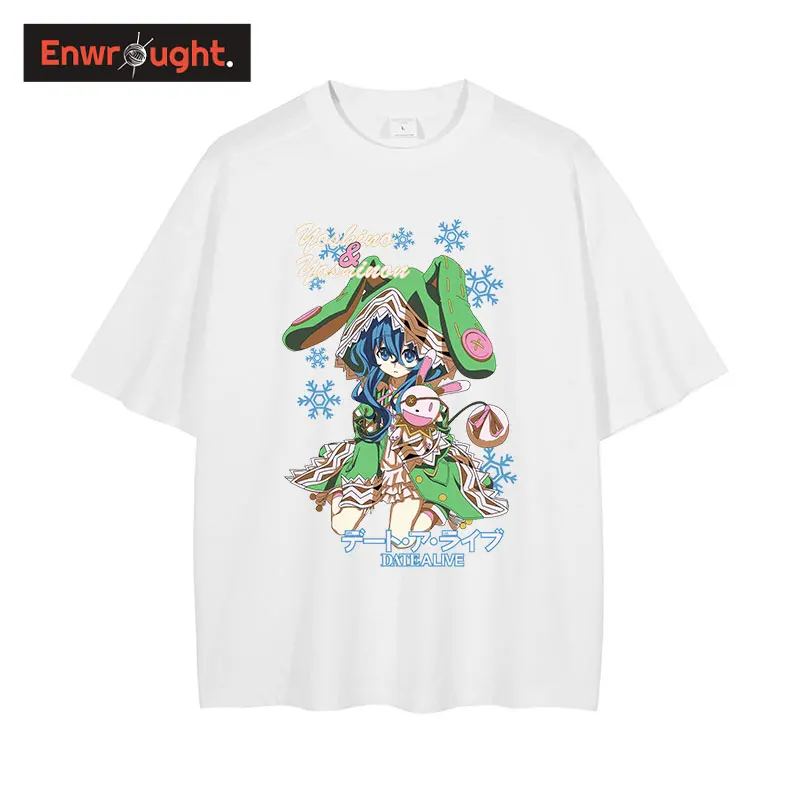 

Anime Date A Live T-shirt Harajuku Casual Yoshino Graphic T Shirts Streetwear Manga Short Sleeve Oversized Tops Tees 100% Cotton