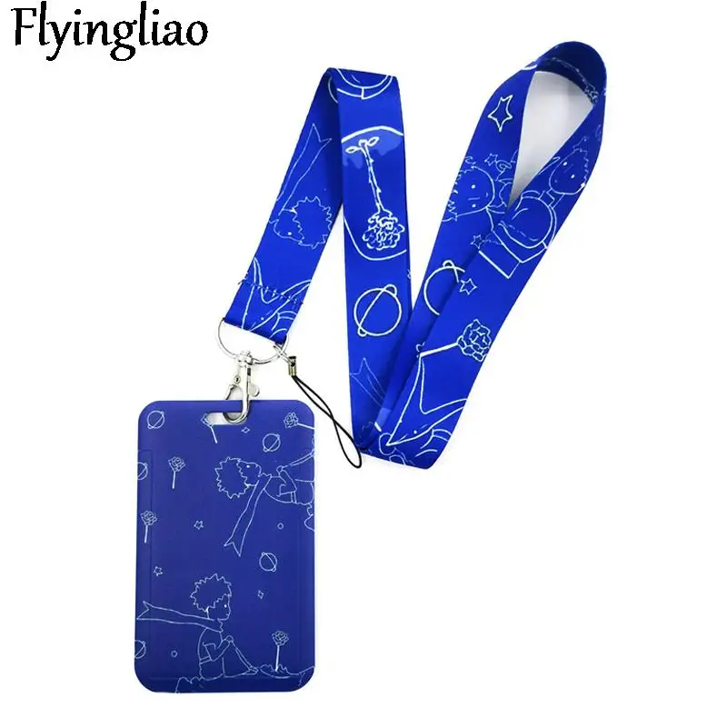

Little Prince blue Neck Strap Lanyard for keys lanyard card ID Holder Key Chain for Gifts Neck Straps Keychain Key Ring