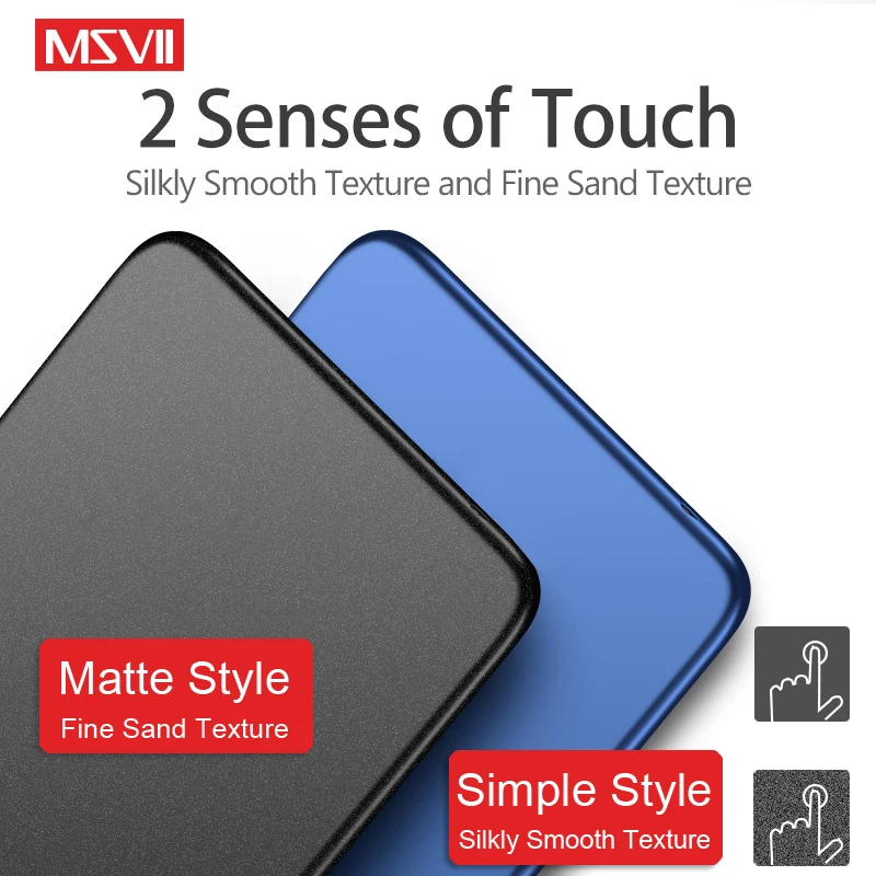 one plus 6 case cover msvii silm frosted coque for oneplus 6t 6 t case oneplus6 hard pc back cover for one plus 6 6t phone cases free global shipping