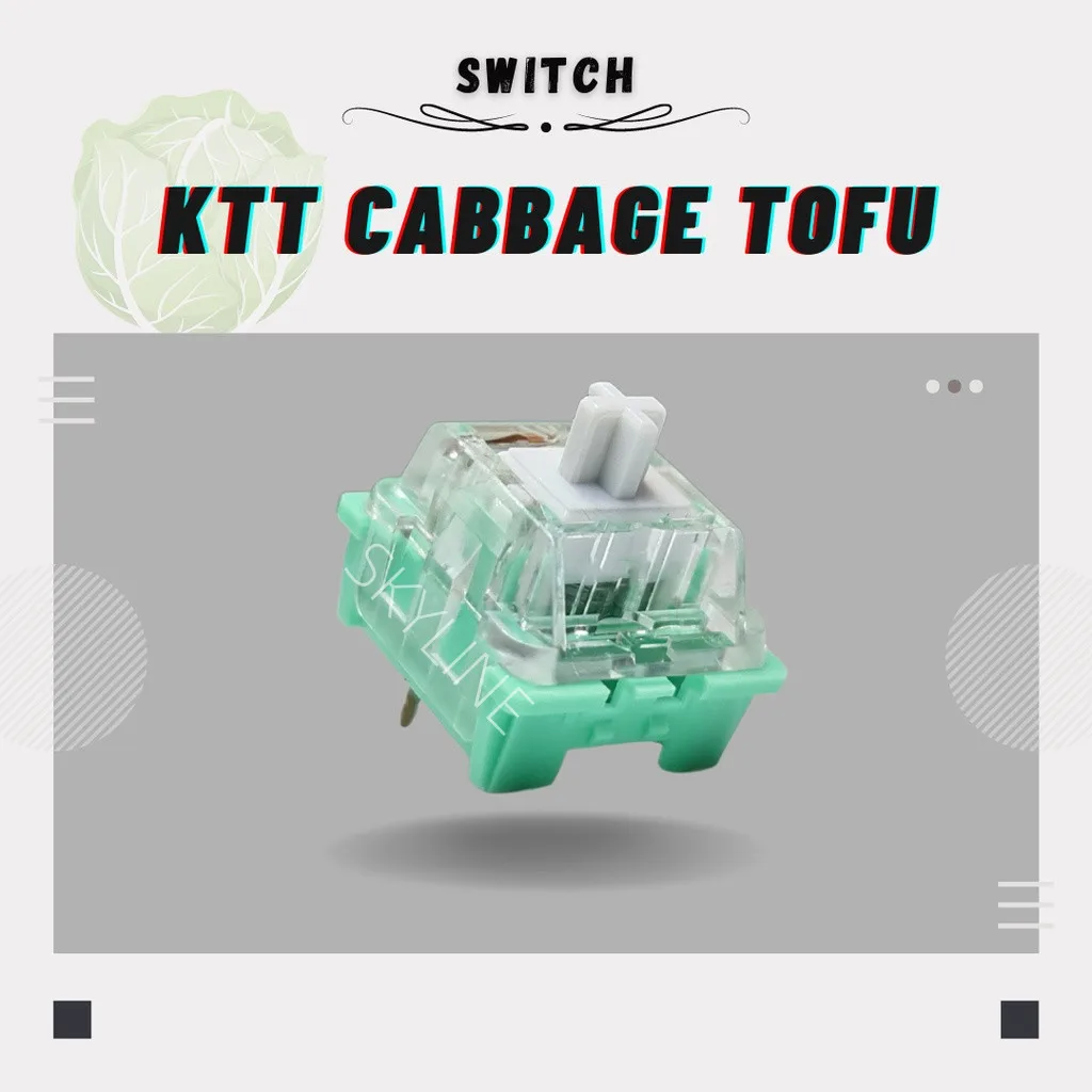 Переключатели KTT для механической клавиатуры игровые совместимые с Cherry MX