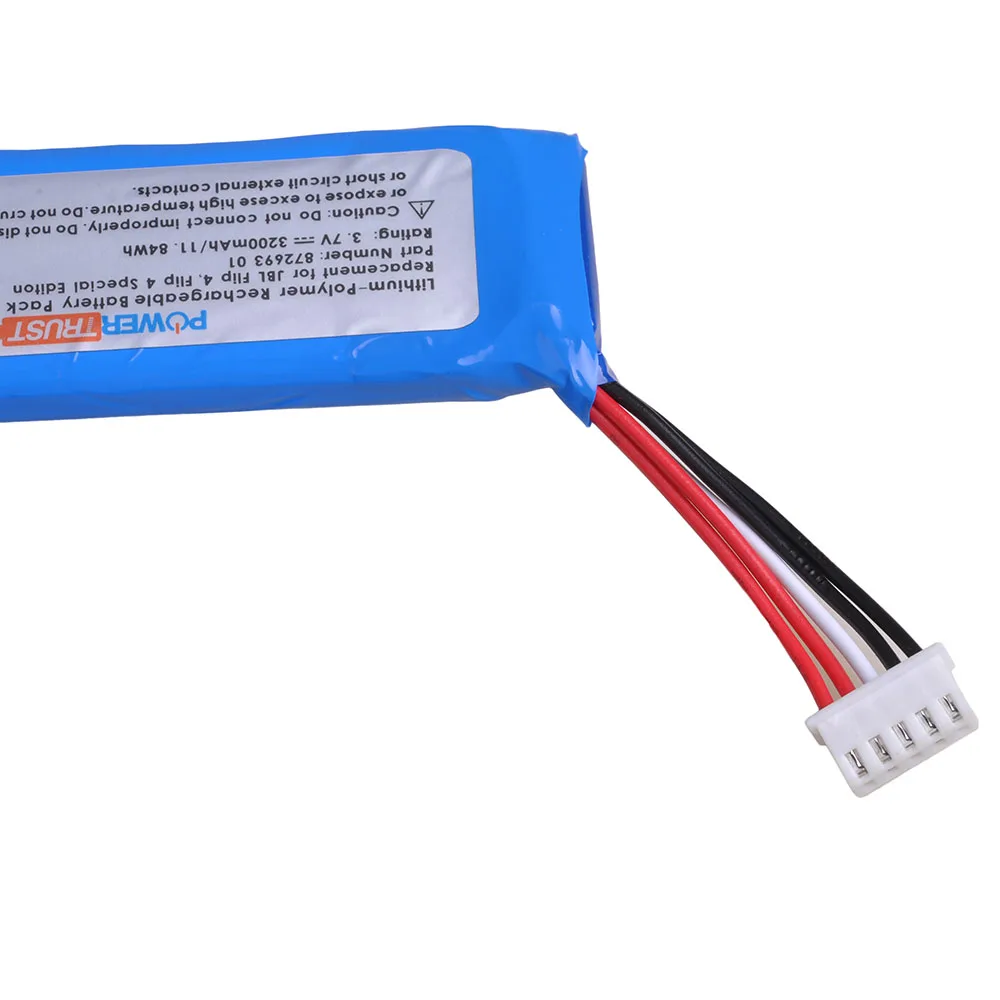 Аккумулятор емкостью 3200 мАч для JBL Flip 4 Special Edition GSP 872693 01