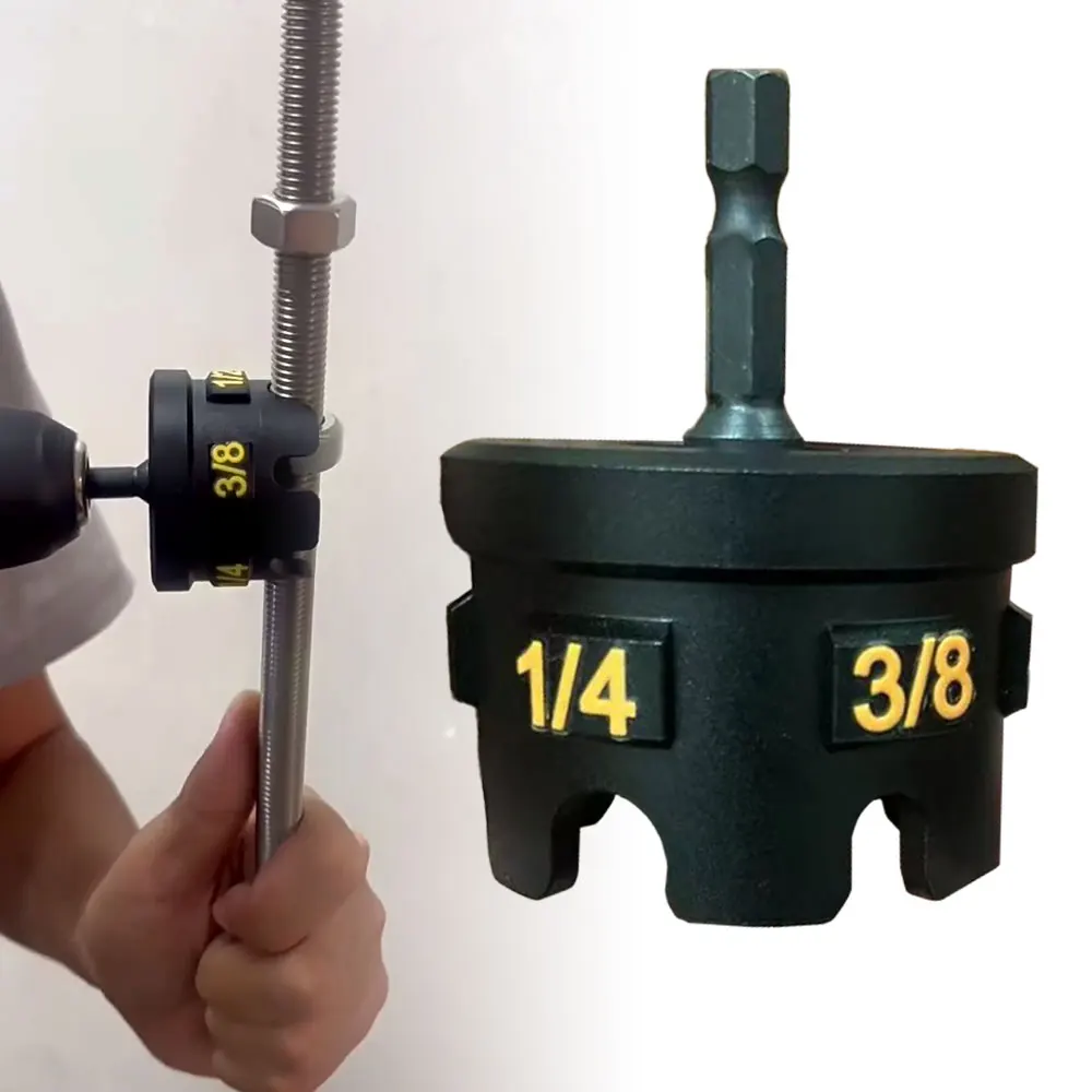 속이 빠지는 너트 및 볼트 제거용 금속 너트 지퍼 드릴 부착물, 전선관 랙 소켓 렌치용 너트 제거 볼트 추출기 도구