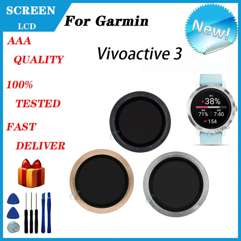 

For Garmin Vivoactive 3 Music watch LCD screen display with touch,for smart sports watch repair parts