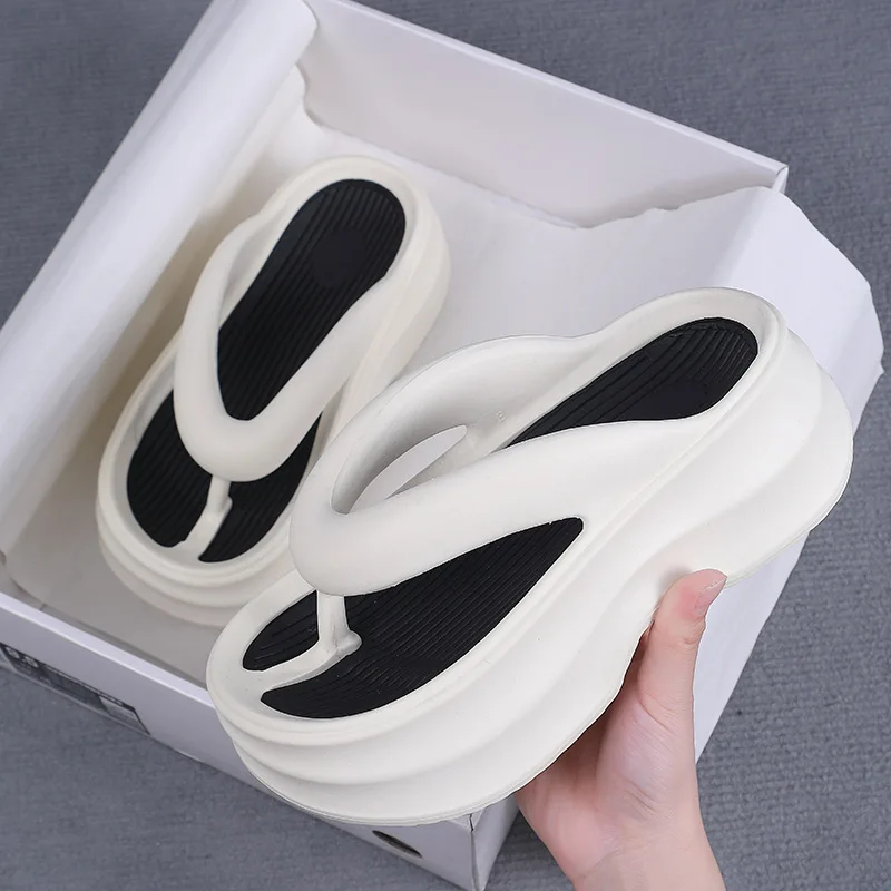 Шлепанцы женские летние из ЭВА удобные нескользящие мягкая подошва толстая