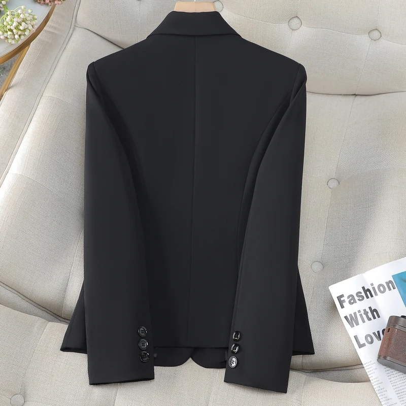 Офисный женский пиджак женская куртка абрикосового кофейного цвета черный с