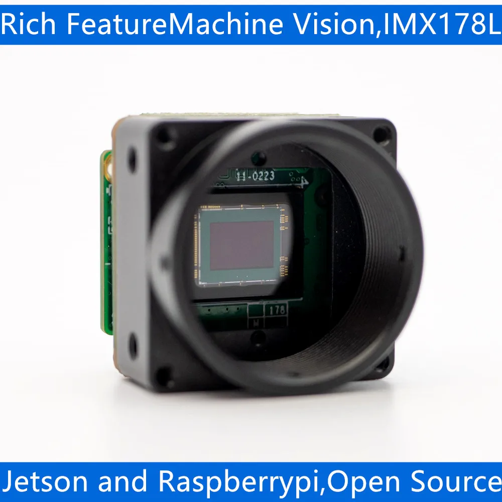 Máquina Visão Mipi Csi2 Câmera Mv-mipi-imx178m para Todos os Raspberry pi e Jetson nx e Nano 6.0mp