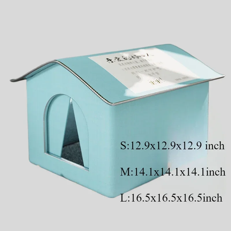 OIMG притулок для кошек водонепроницаемый уличный кошачий домик складной теплый