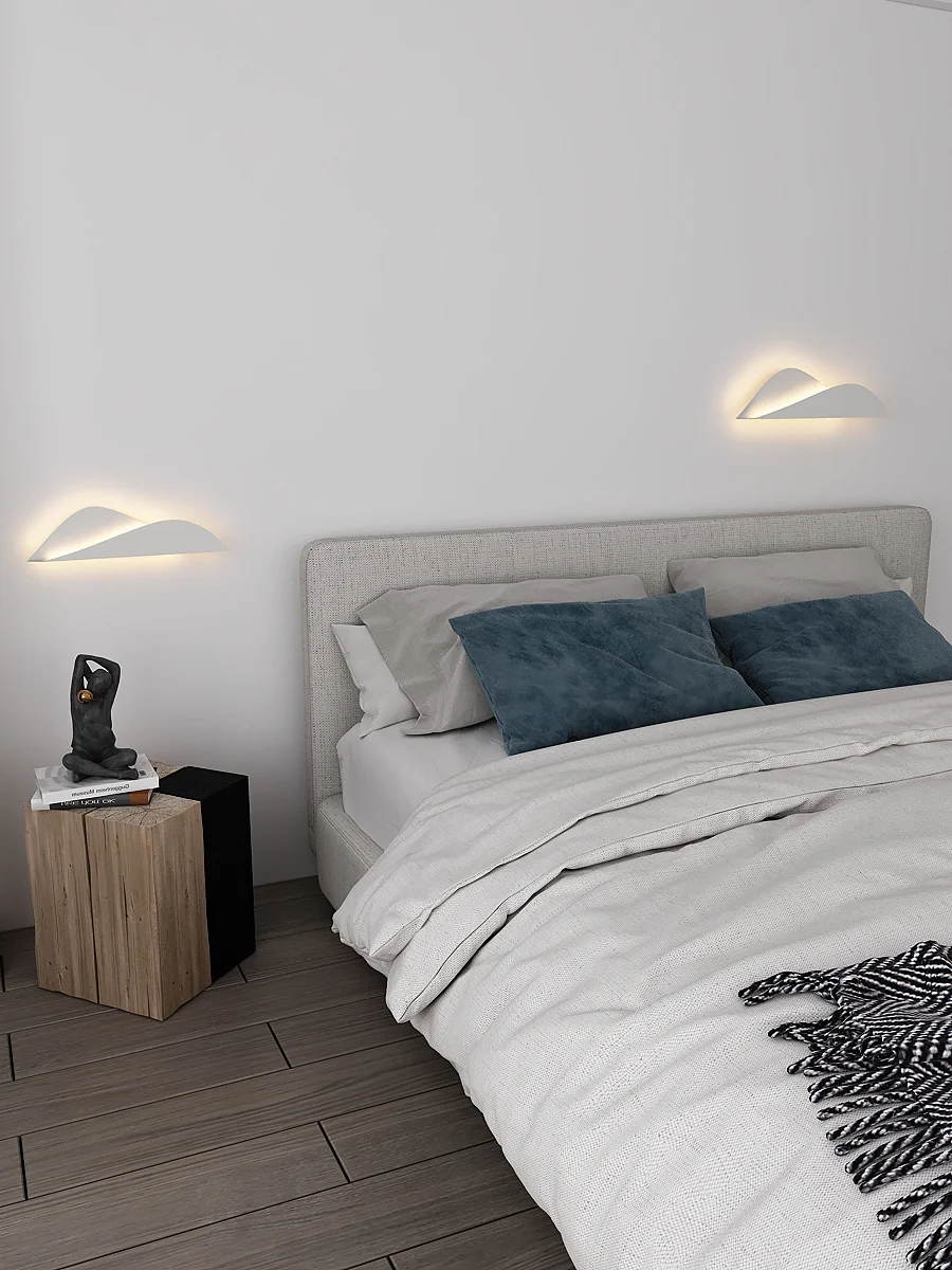 

Minimalist Wall Lamp Bedroom Living Room Grille Background Wall Lamp Landscape Stairs Aisle Wall Lamp Atmosphere Bedside Lamp