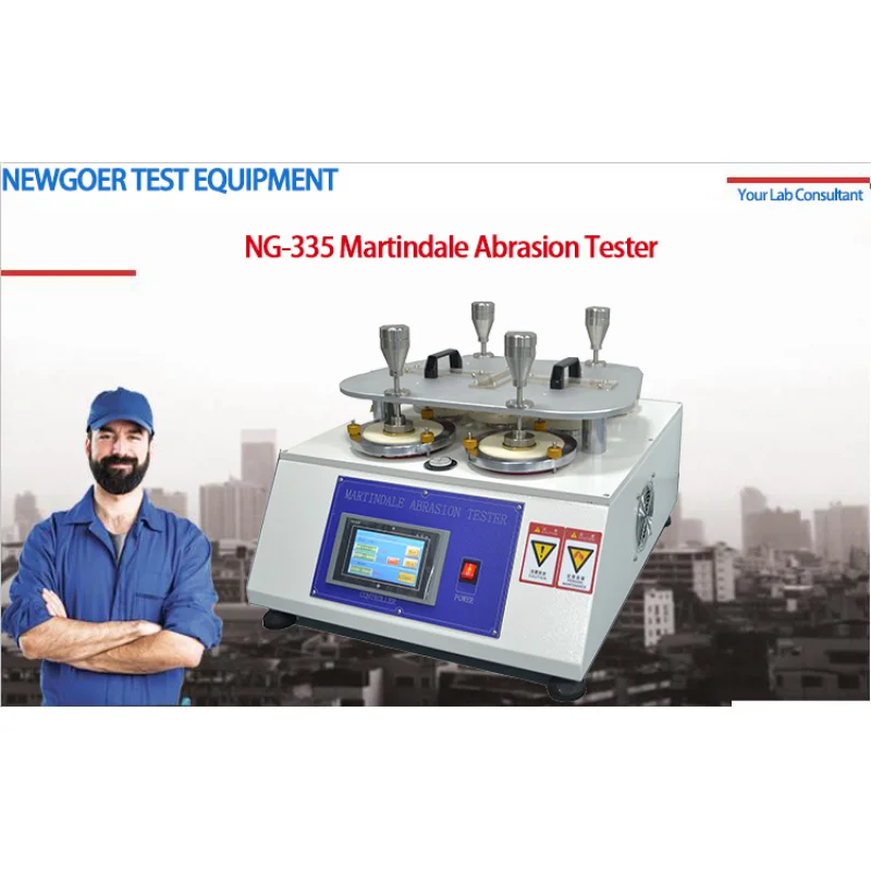 4/6/8 Stations Martindale Abrasion Tester Pilling Test Machine for Textile