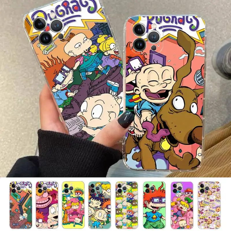 

Cartoon Ru-grat Chucky Angels Phone Case For iPhone 14 11 12 13 Mini Pro XS Max Cover 6 7 8 Plus X XR SE 2020 Funda Shell