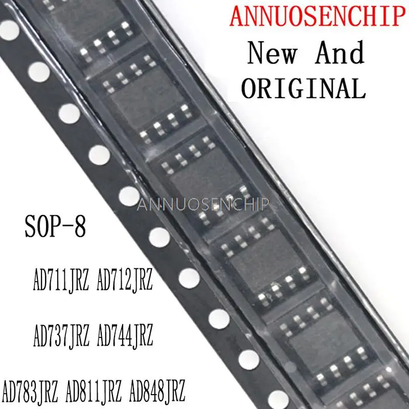 5 шт. Новый и оригинальный SOP8 AD711J AD712J AD737J AD783J AD848J AD711JRZ AD712JRZ AD737JRZ AD744JRZ AD783JRZ AD811JRZ AD848JRZ