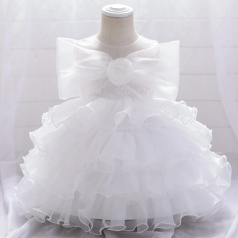 

2022 Girls Christening Newborn Baptism Dress Birthday Dresses for 1 Year Baby Girl Elegant Clothes Princess Frock Party Gown