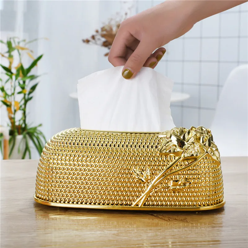

Creative Desktop Kitchen Pumping Tray European Acrylic Tissue Box Fashion KTV Hotel Tissue Box Bar Napkin Box
