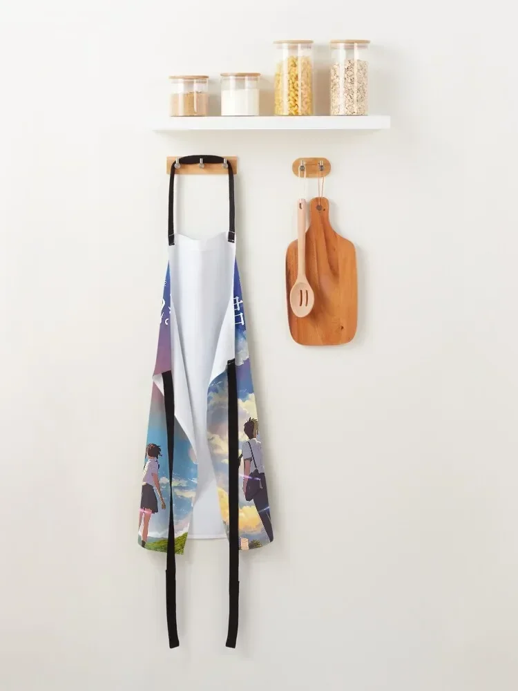 Kimi No Na Wa // Your Name 2016 фартук с плакатом униформа официанта кухонный предмет мужской