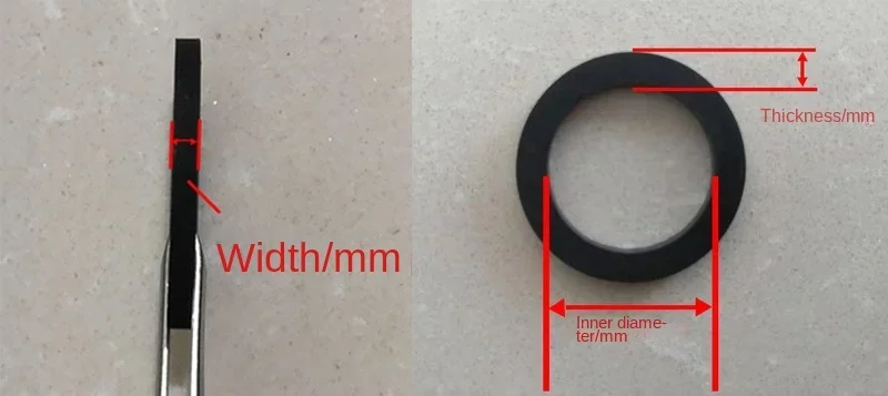 

1 шт., колесо холостого хода с резиновым кольцом для магнитофона, аудиоплеер, кассетная колода, внутренний диаметр 8-12 мм