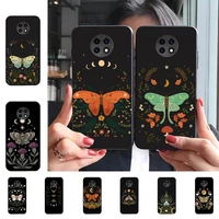 forest magical moth thistle phone case for redmi 9 5 s2 k30pro silicone fundas for redmi 8 7 7a note 5 5a capa
