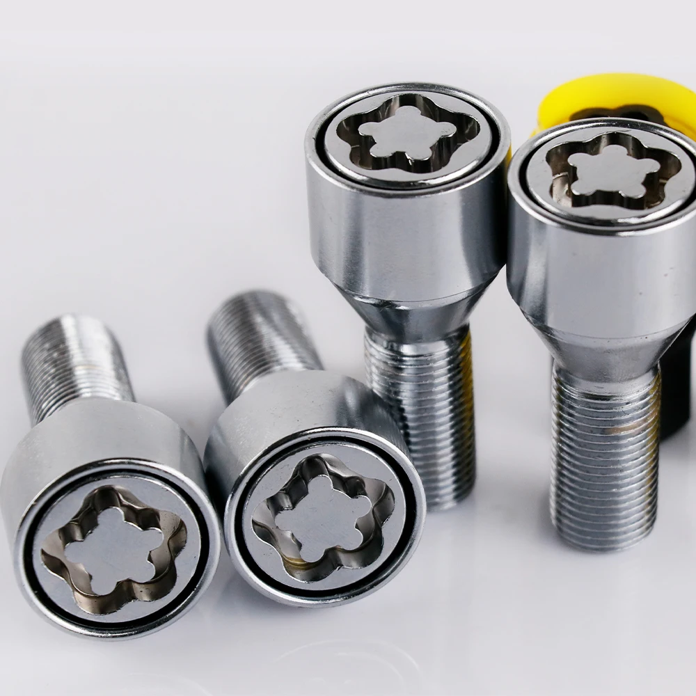 

M14X1.5 M14X1.25 High Quality Anti-theft Taper Seats Security Steel Wheel Lock Locking Bolts Lug Bolt Stud