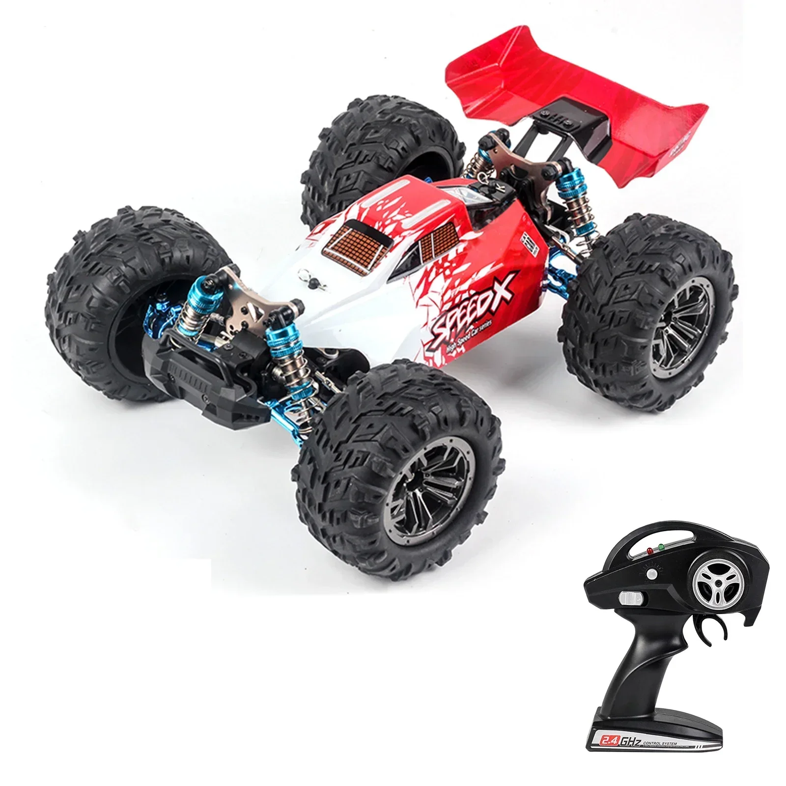 Фото XLF F17 Высокоскоростной автомобиль, масштаб 1/14, 70 км/ч, 2,4 ГГц, 4WD, внедорожный дрифт, металлический бесщеточный альпинистский внедорожник, рок-гусеничный автомобиль для подарка №3
