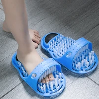 exfoliating foot pp brush cleaner bath shower suction cup cleaning slipper scrubber massager washer relax bathroom supply