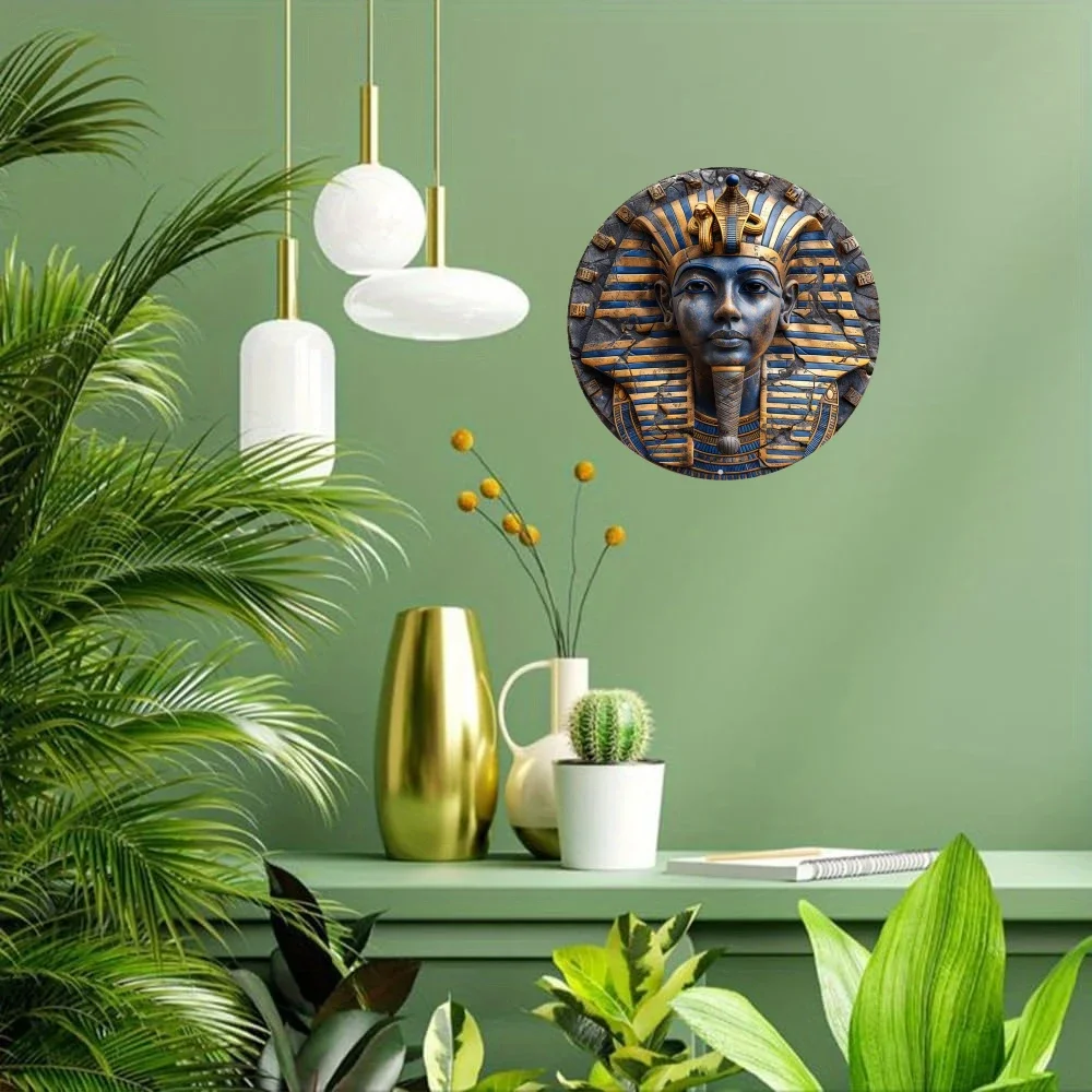 Круглый алюминиевый плоский знак