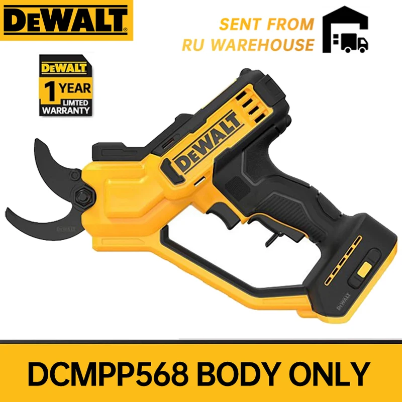 

DeWalt Cordless Powered Pruner DCMPP568N 18V 30mm Electric Pruner Garden Scissors Tools Rechargeable Pruning Shears Garden Tool