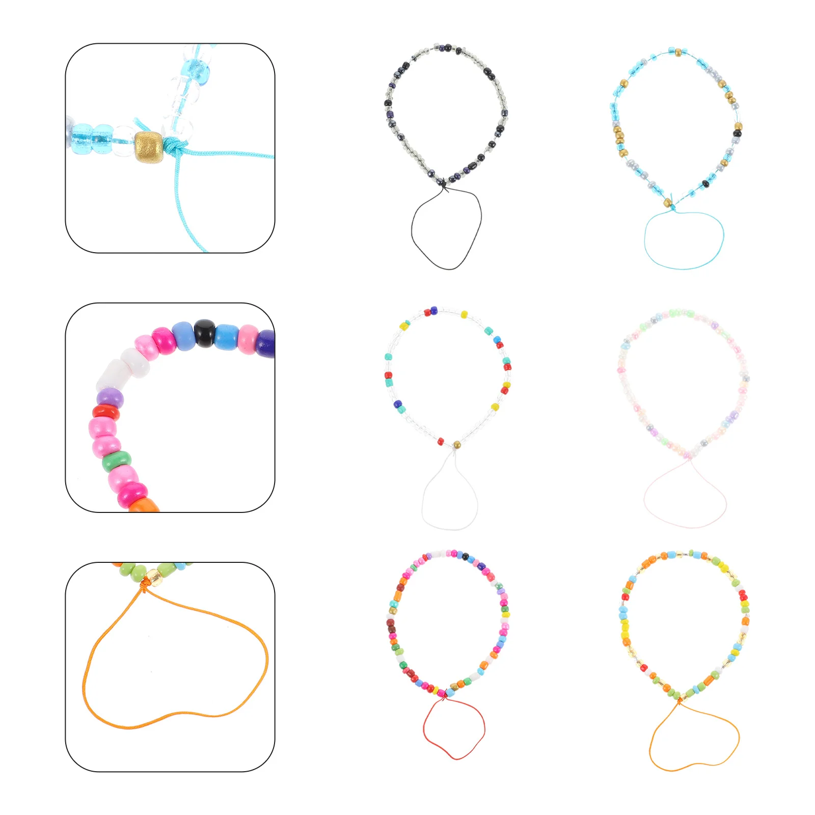 

Lanyard Hanging Wrist Rope Cell Chain Beaded Strap Mobile Id Beads Charms 90S Chains Bead Exquisite Holder Keychain String